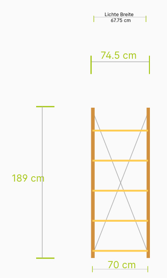 Vorratsregal kompakt